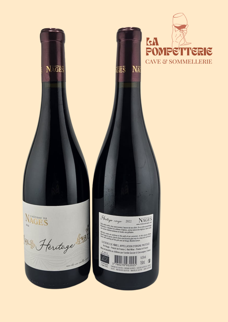[6008] Costières de Nîmes "Héritage Rouge" Château de Nages 2022.webp