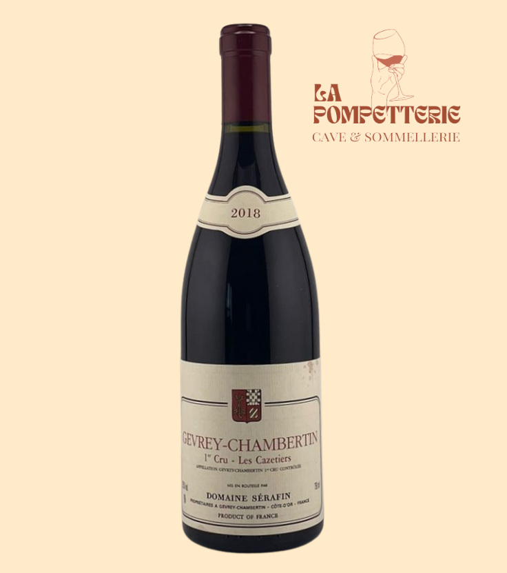 [3706] Gevrey Chambertin 1er cru "Les Cazetiers" Domaine Sérafin 2018.webp