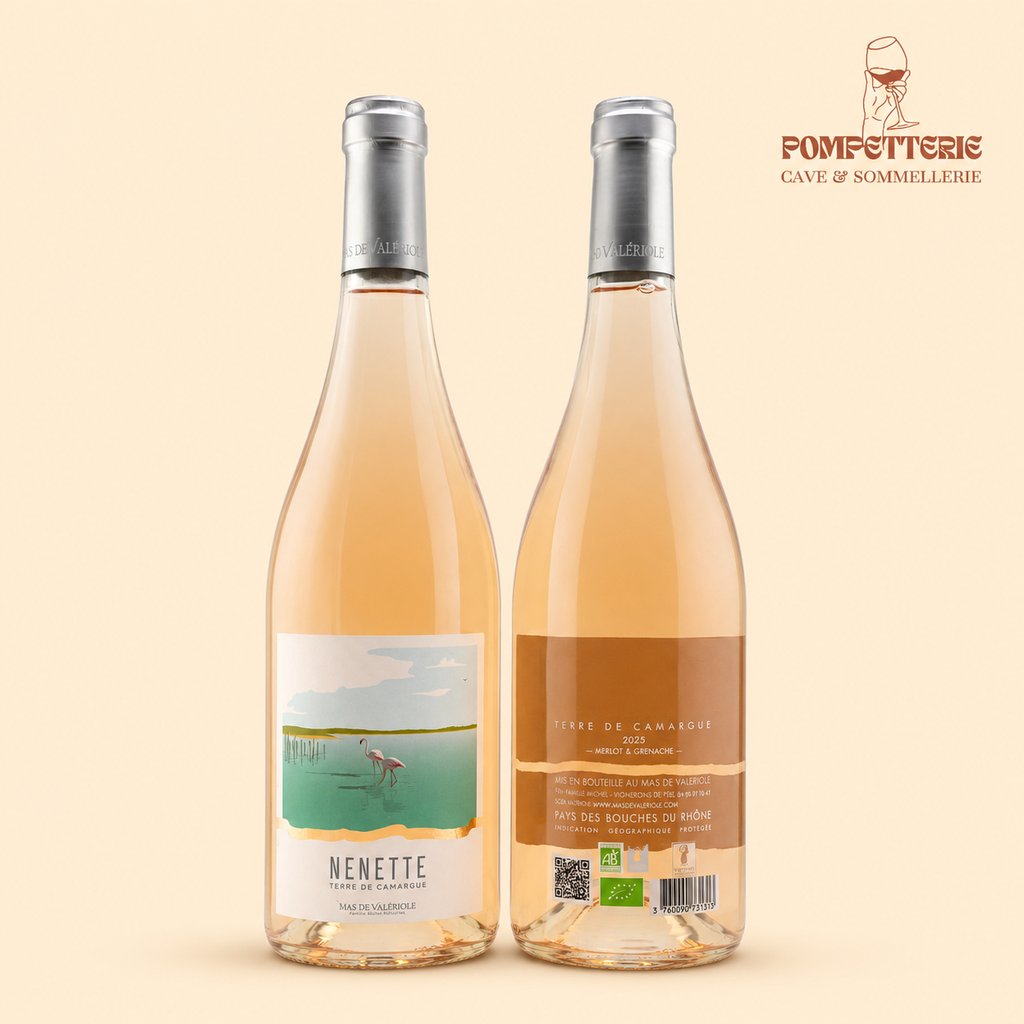 IGP Pays des Bouches du Rhône "Nénette rosé" Mas de Valériole 2025.webp