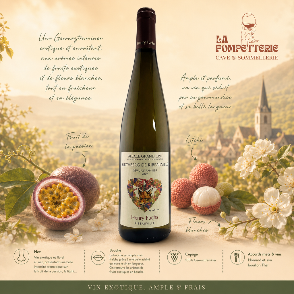 Alsace Grand Cru "Kirchberg Gewurztraminer" Henry Fuchs 2022