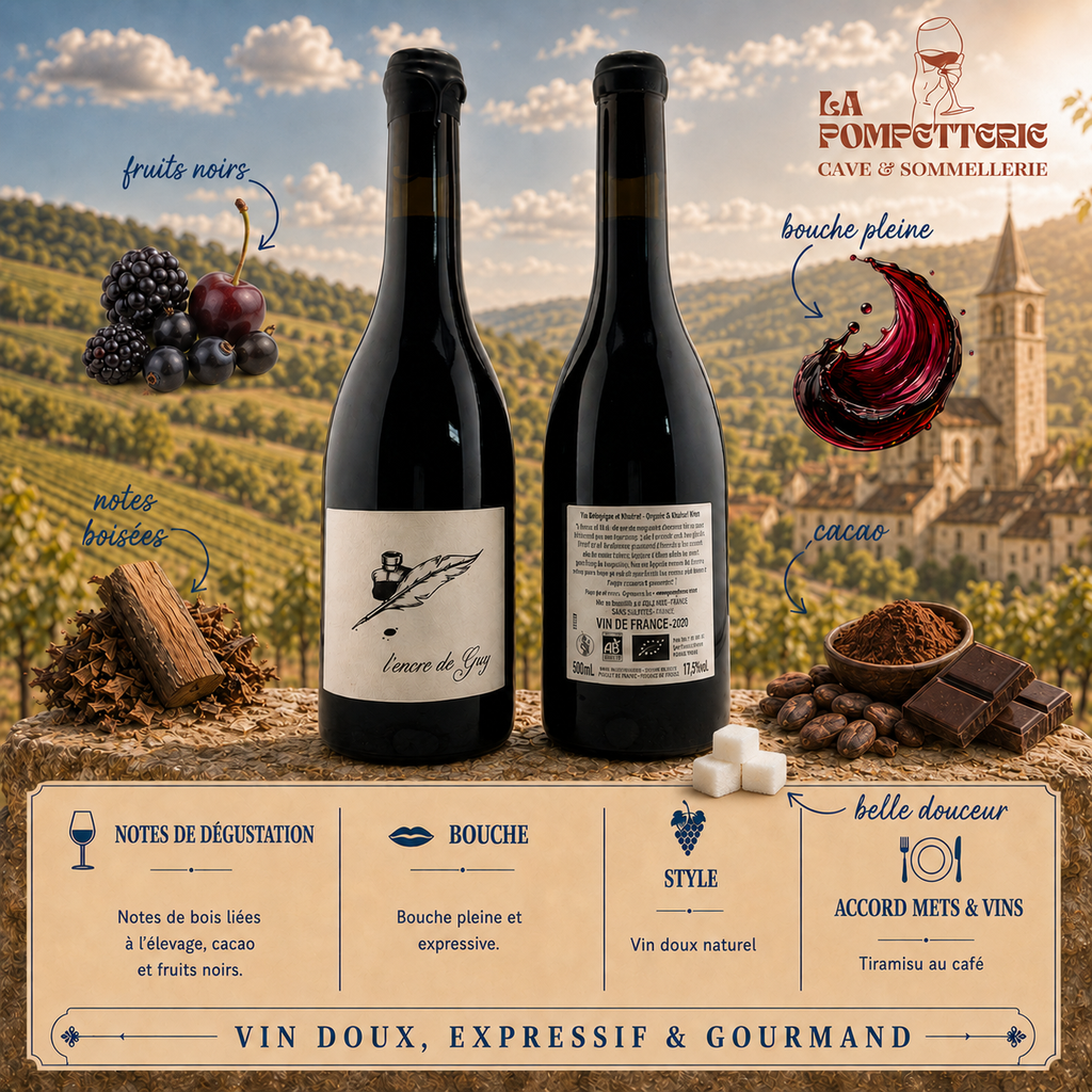 [4011] VDF "L'encre de Guy" Domaine des Amiels 2020 (50cl)