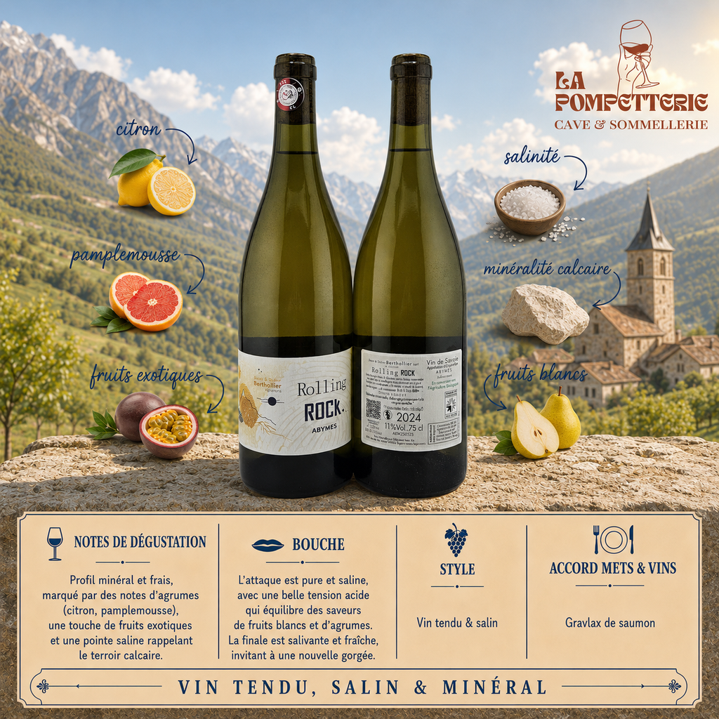 Apremont "Ralling Rock, Abymes" Domaine D&D Berthollier 2024