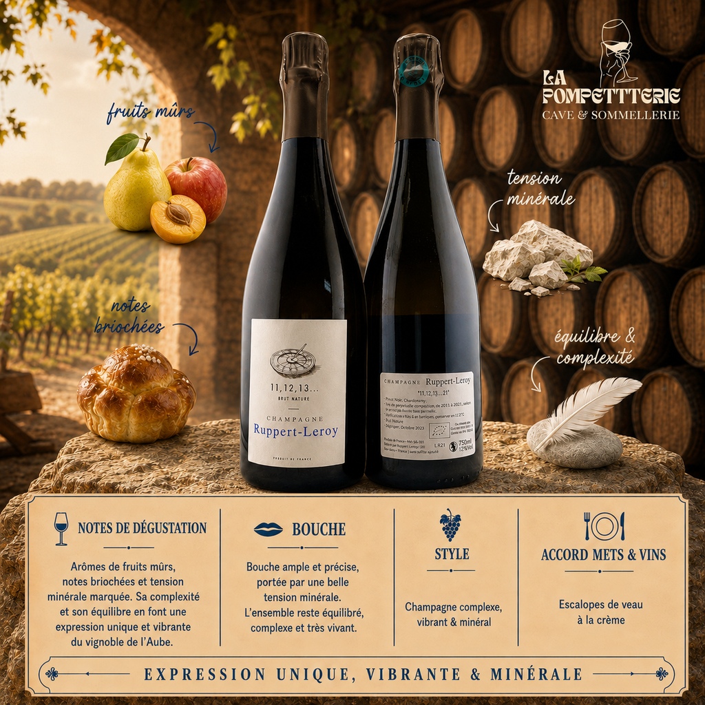 Champagne "11,12,13..." Ruppert-Leroy (Solera de 2020)