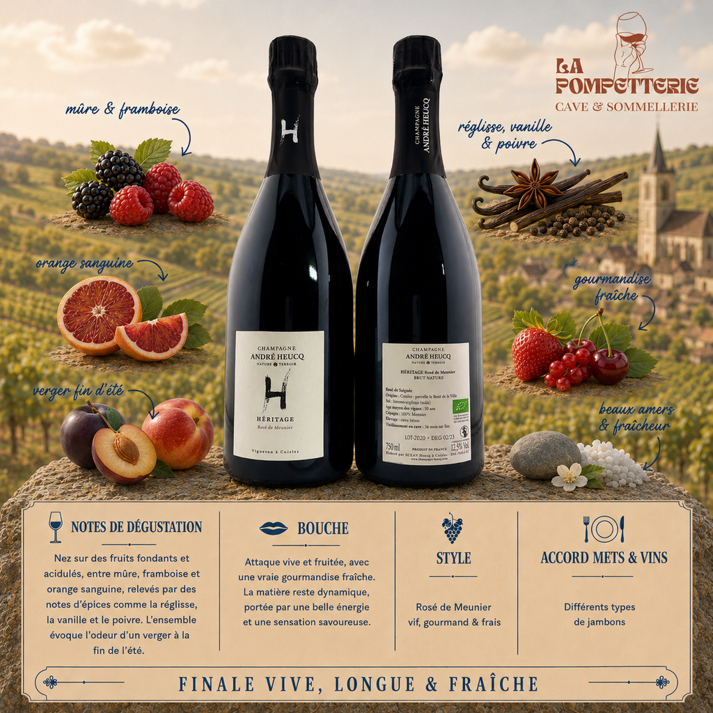 [2121] Champagne "Héritage, Rosé de Saignée" Domaine André Heucq N.M