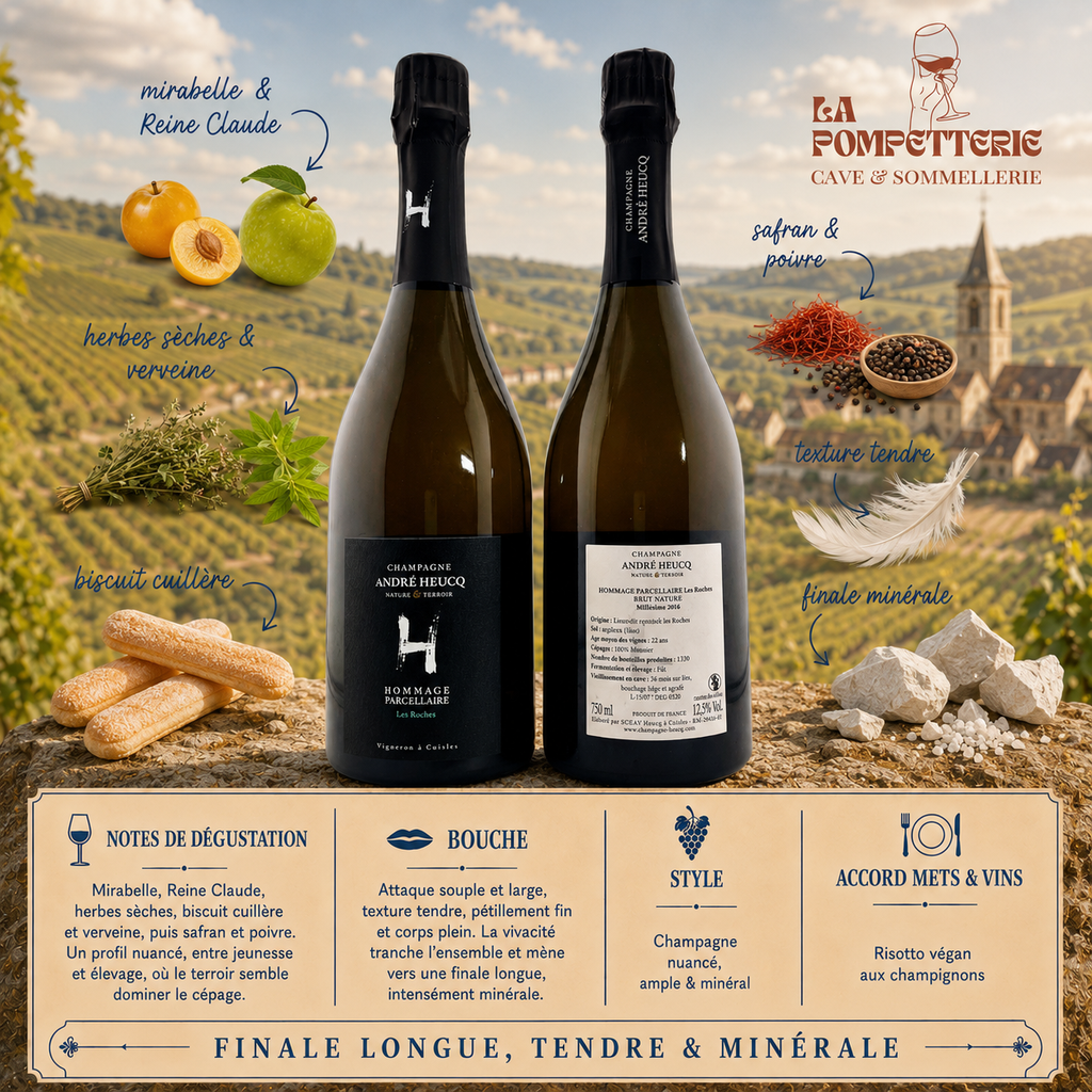 [3702] Champagne "Les Roches" Domaine André Heucq 2016