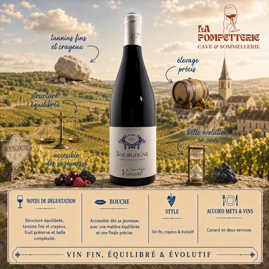 [4030] Bourgogne Rouge J.M Vincent 2021
