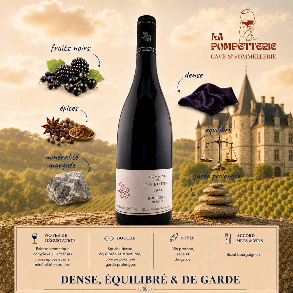 [2510] Bourgueil "Mi-pente" Domaine de la Butte 2021