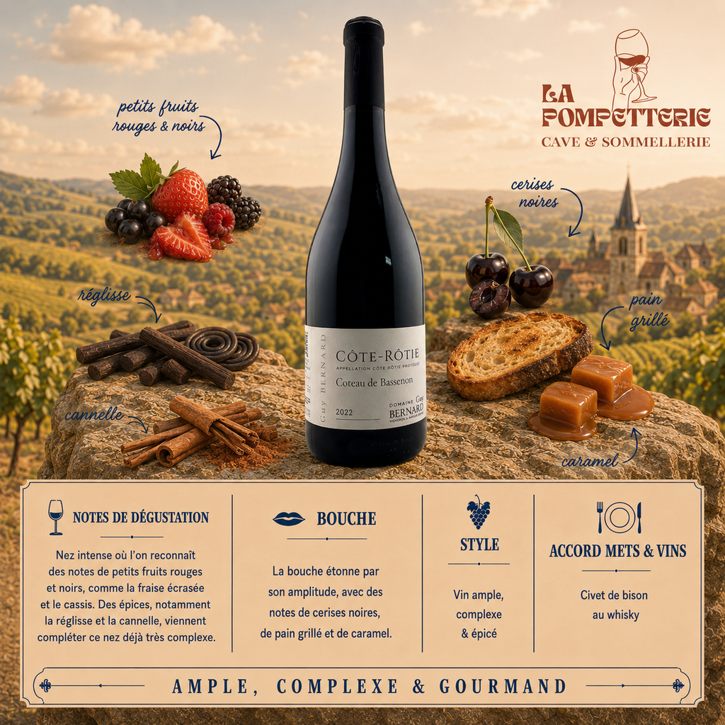 Côte-Rôtie "Coteau de Bassenon" Domaine Guy Bernard 2022