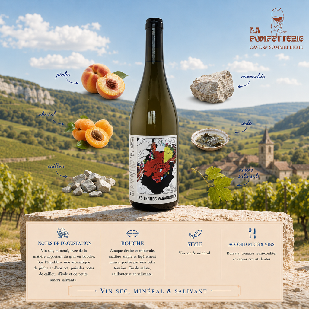 [6006] IGP Franche-Comté - Coteaux de Vuillafans "Les terres vagabondes" Le Vignoble du Pagure 2023