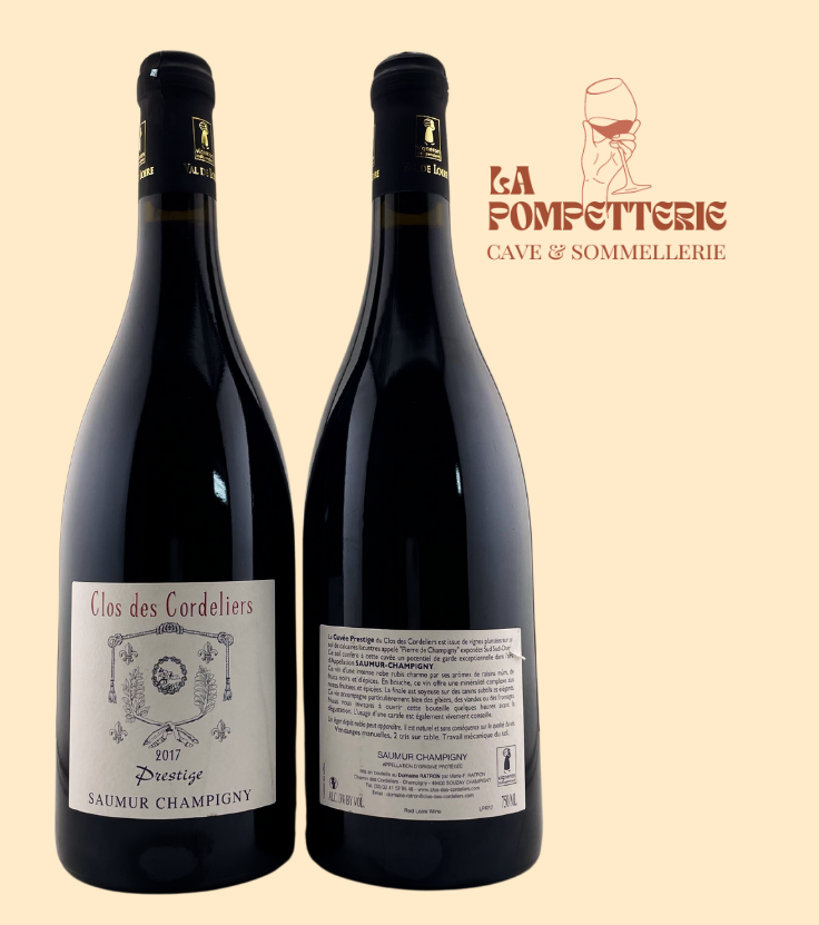 [62024+70023] Saumur-Champigny "Prestige" Clos des Cordeliers 2017