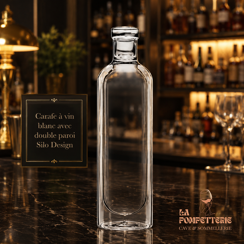 [8005] Carafe à vin blanc avec double paroi Silo Design