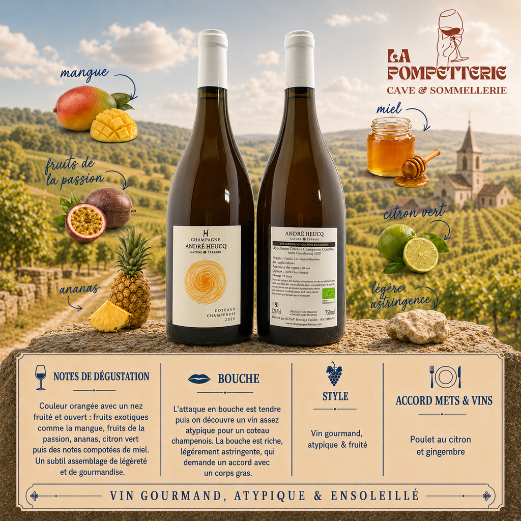[2130] Coteaux champenois Domaine André Heucq 2020 (Vin Orange)