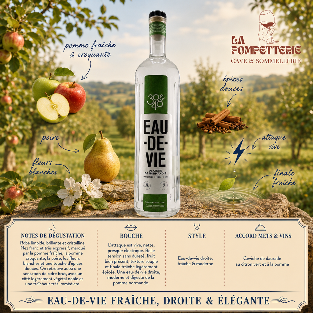 [7003] Eau de Vie de Cidre de Normandie 30&40