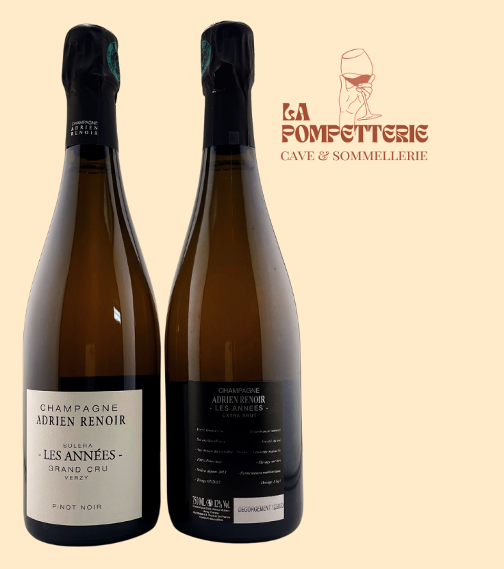 Champagne Grand Cru Verzy "Les Années" Adrien Renoir (Solera)