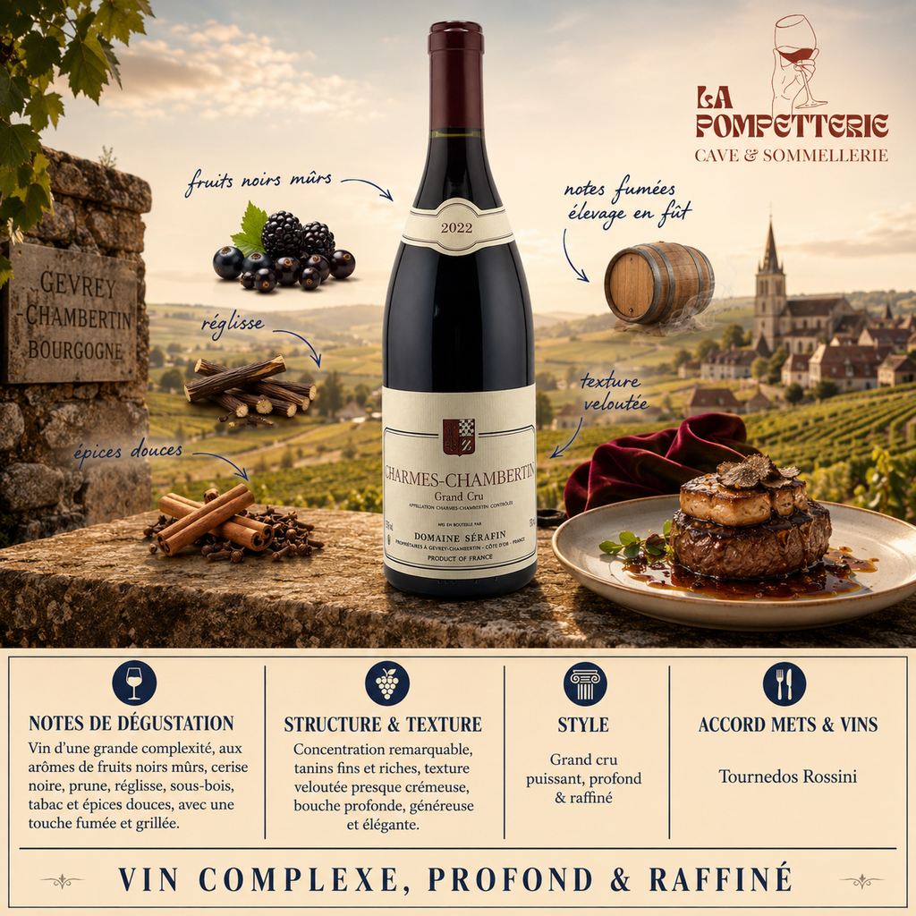 Charmes Chambertin Grand Cru Domaine Serafin 2022