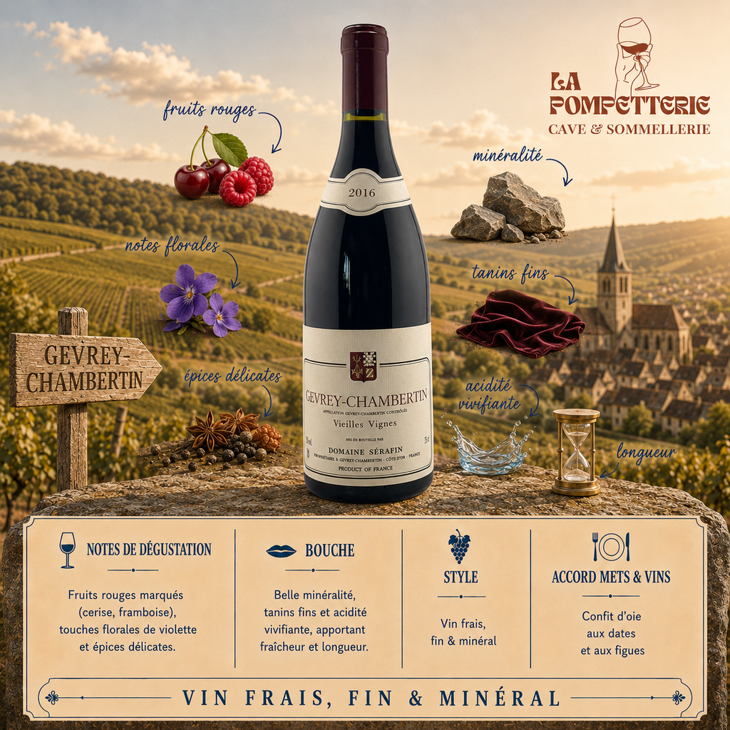 Gevrey Chambertin "Vieilles Vignes" Domaine Sérafin 2016