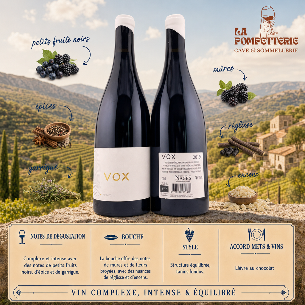 [1122] Costières de Nîmes "VOX" Château de Nages 2019