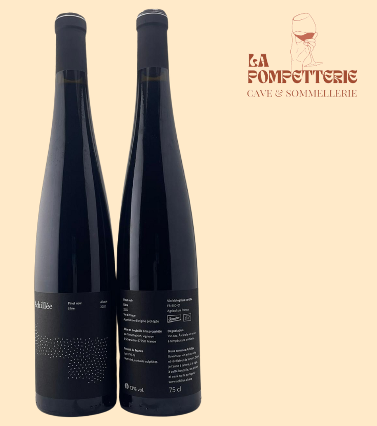 Alsace "Pinot Noir Libre" Domaine Achillée 2022