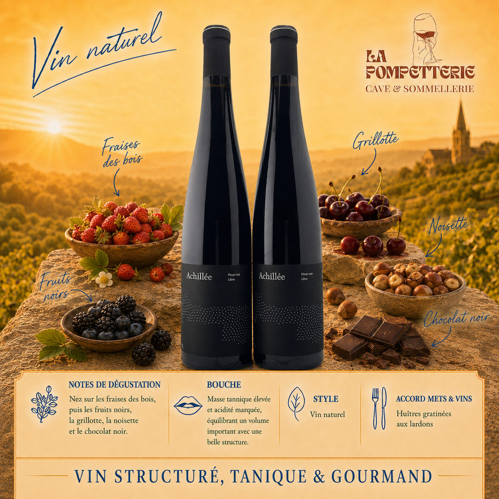 [3600] Alsace "Pinot Noir Libre" Domaine Achillée 2022