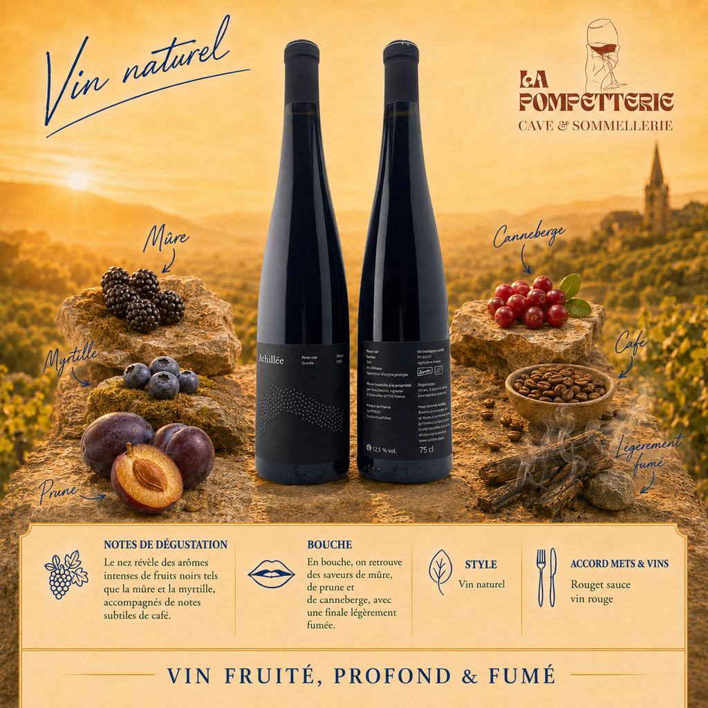 [3501] Alsace "Pinot Noir Granite" Domaine Achillée 2021