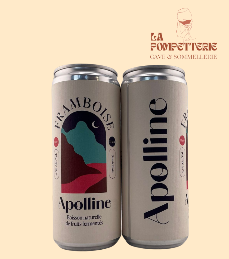 Boisson Naturelle de Fruit "Framboise", Apolline (33cl / 4.5%)