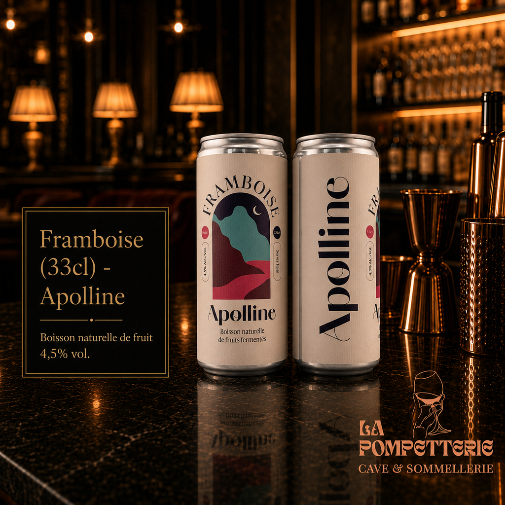 Boisson Naturelle de Fruit "Framboise", Apolline (33cl / 4.5%)