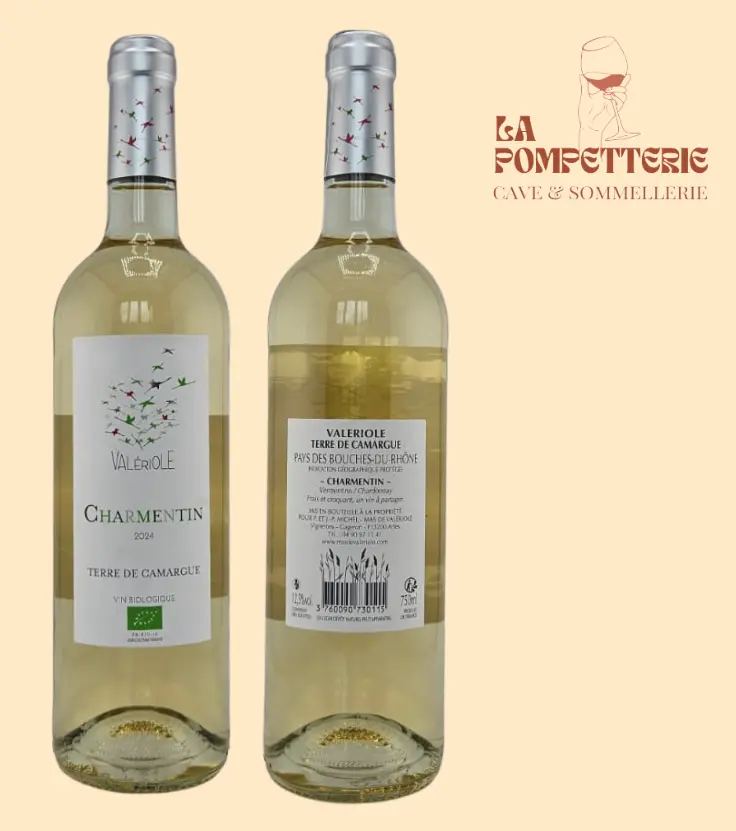 IGP Pays des Bouches du Rhône "Charmentin" Mas de Valériole 2024