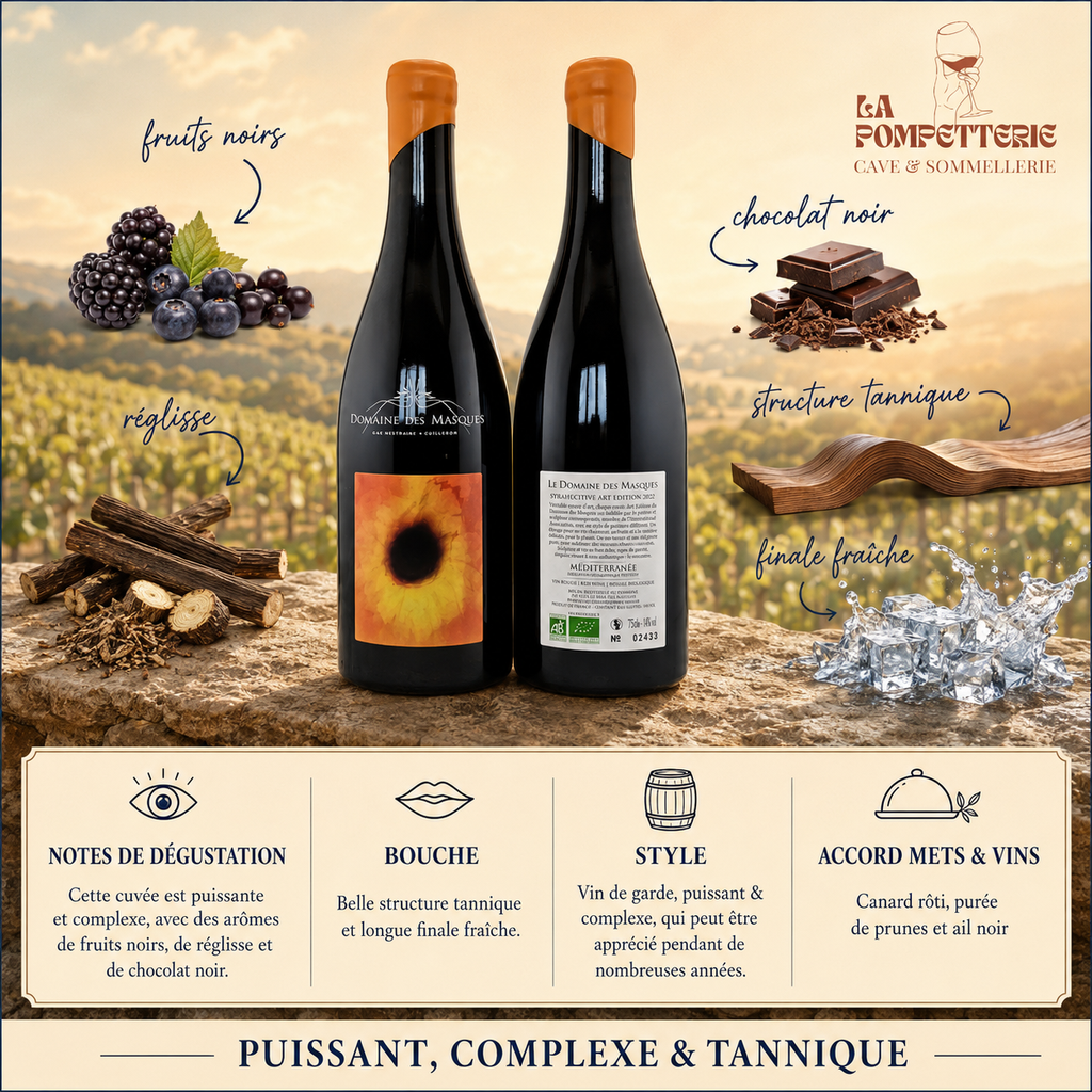 IGP Méditérranée "Syrahdictive" Domaine des Masques 2021