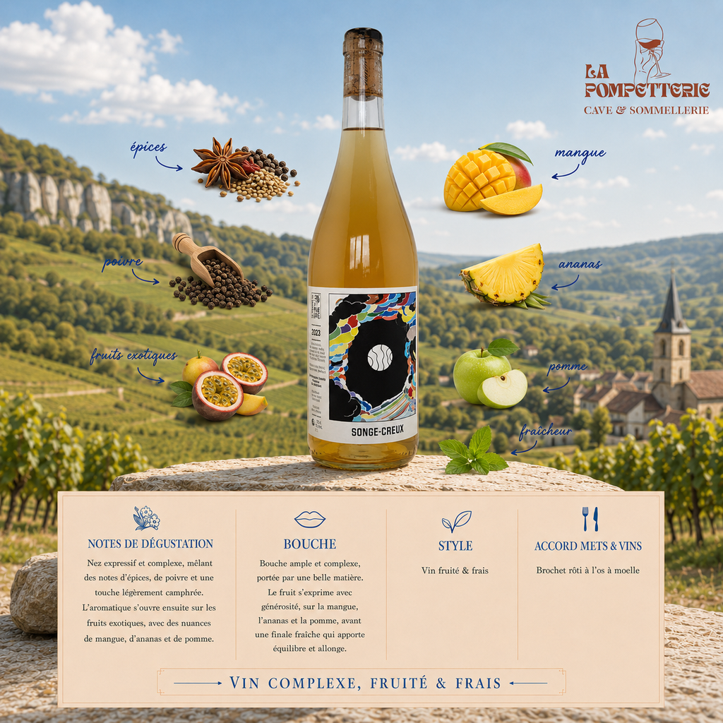 [2330] IGP Franche-Comté - Coteaux de Vuillafans "Songe-Creux" Le Vignoble du Pagure 2023