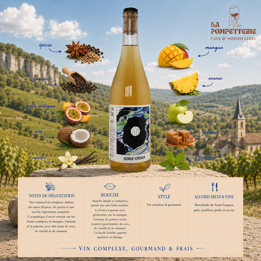 [2240] IGP Franche-Comté - Coteaux de Vuillafans "Songe-Creux#" Le Vignoble du Pagure 2023