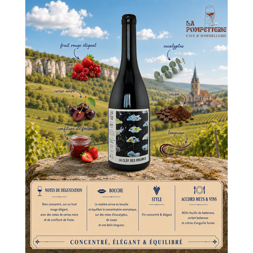[2241] IGP Franche-Comté - Coteaux de Vuillafans "La Clef des Brumes" Le Vignoble du Pagure 2023
