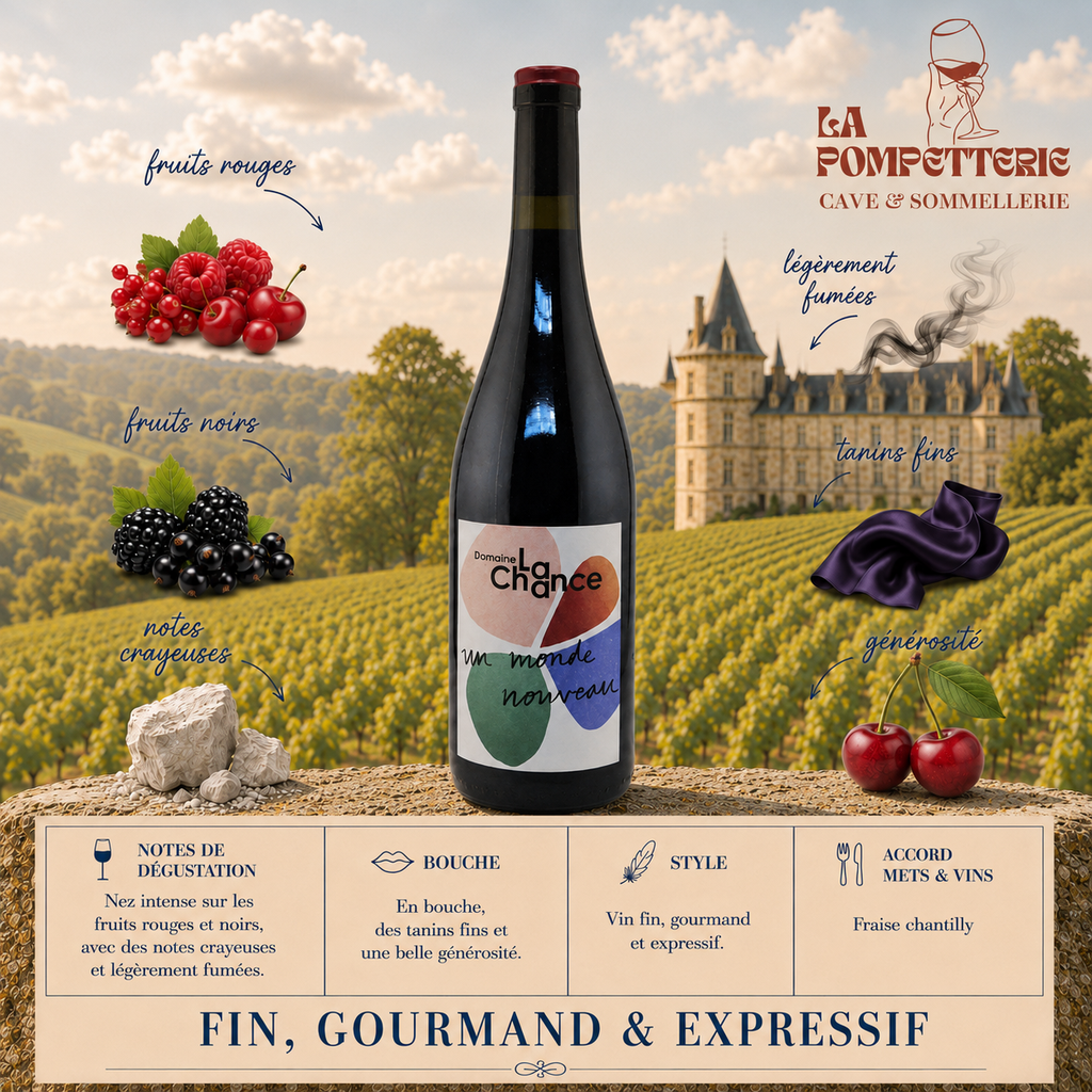 [2541] Saumur-Champigny "Un Nouveau Monde" Domaine la Chance 2022