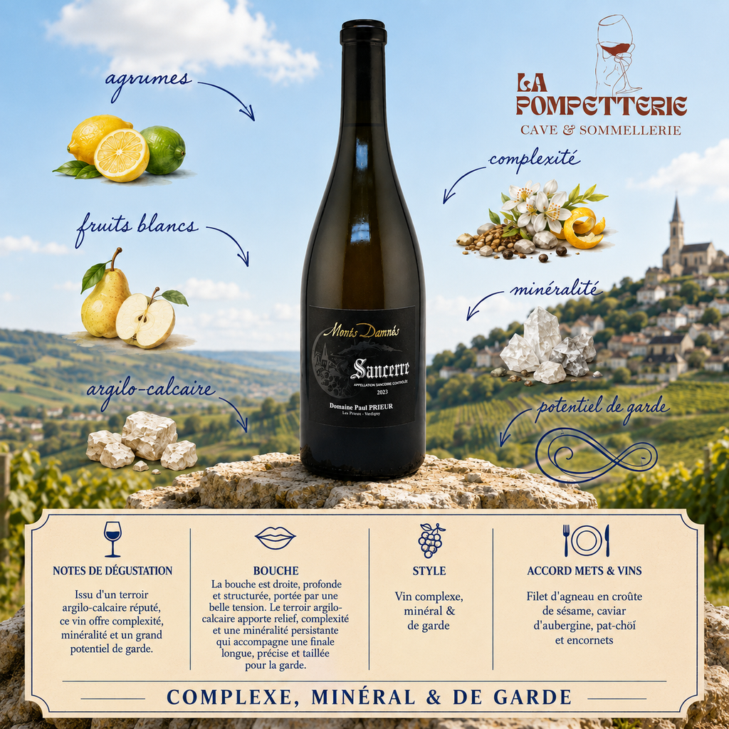 [3430] Sancerre "Les Monts Damnés" Paul Prieur 2023