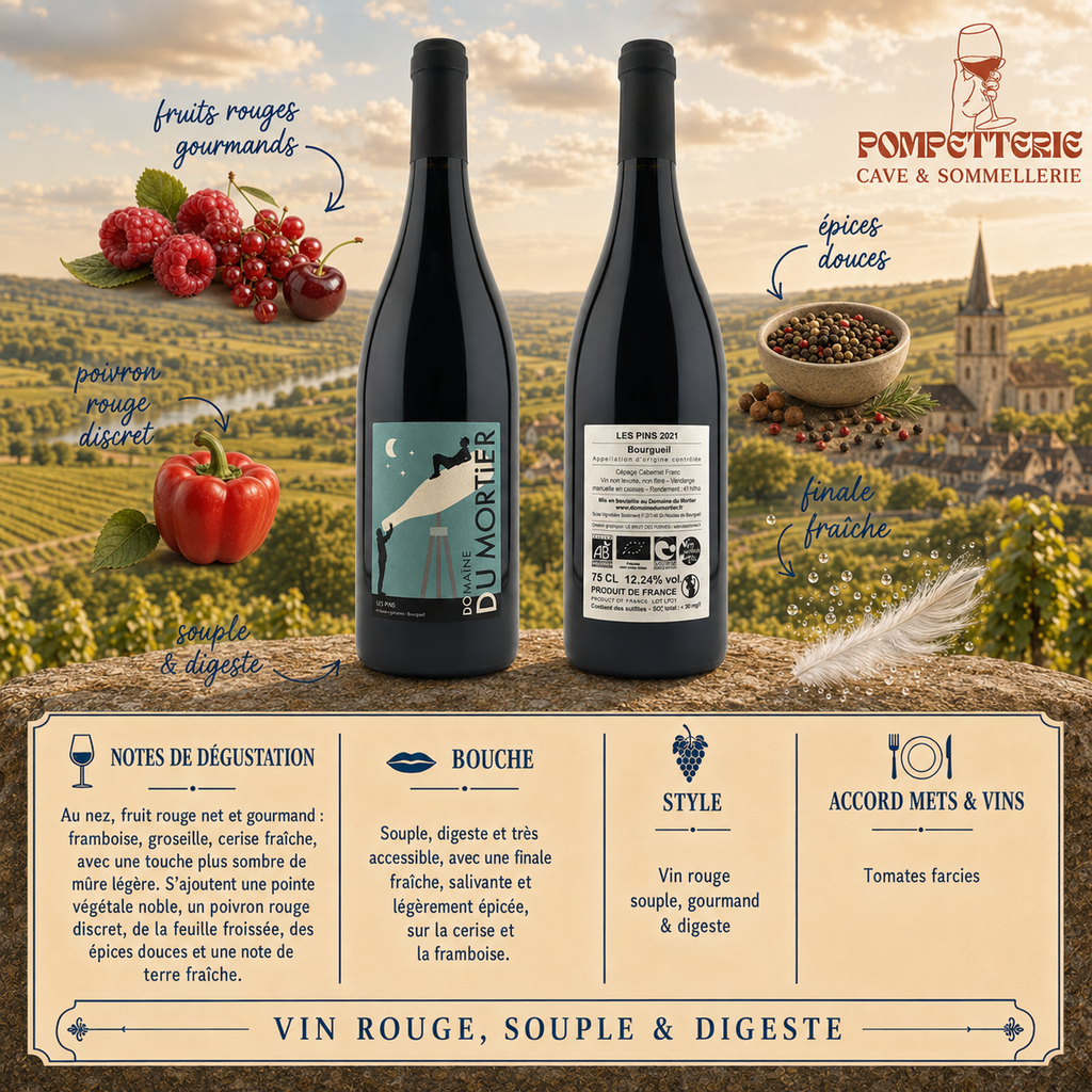 [6001] Saint-Nicolas-de-Bourgueil "Les Pins" Domaine du Mortier 2021