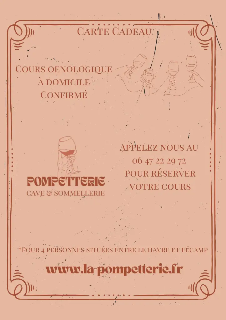 Carte-cadeau - cours oenologique confirmé