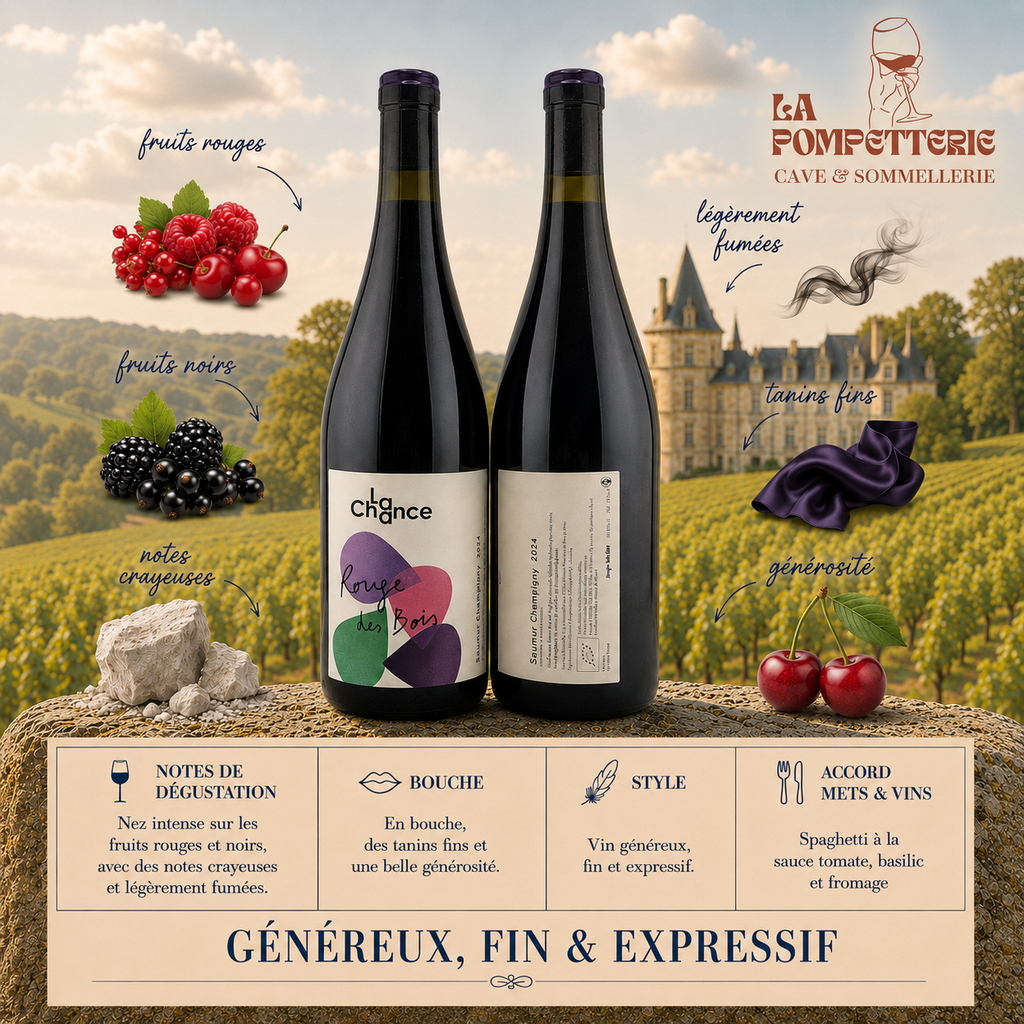 Saumur-Champigny "Rouge des Bois" Domaine la Chance 2024