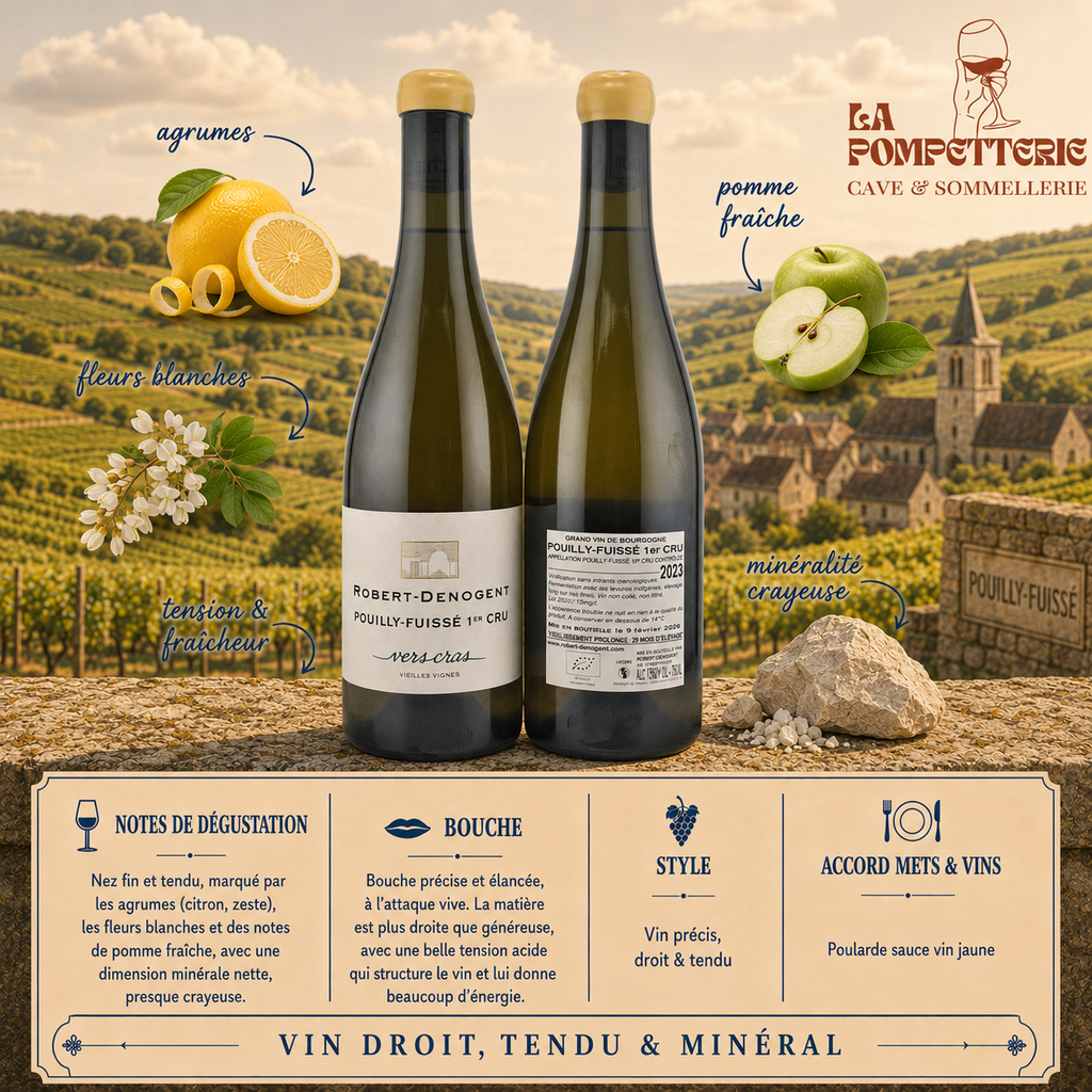 [4131] Pouilly-Fuissé 1er Cru "Vers les Cras" Robert-Denogent 2023