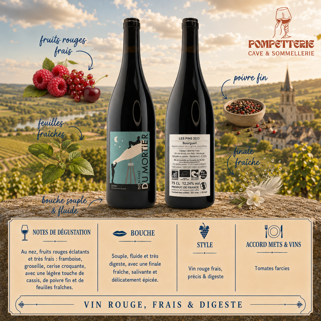 Saint-Nicolas-de-Bourgueil "Les Pins" Domaine du Mortier 2023