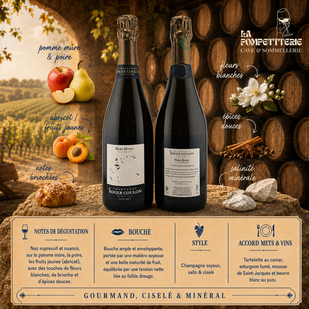 Champagne 1er Cru "Heri-Hodie, Solera Extra brut" Roger Coulon N.M