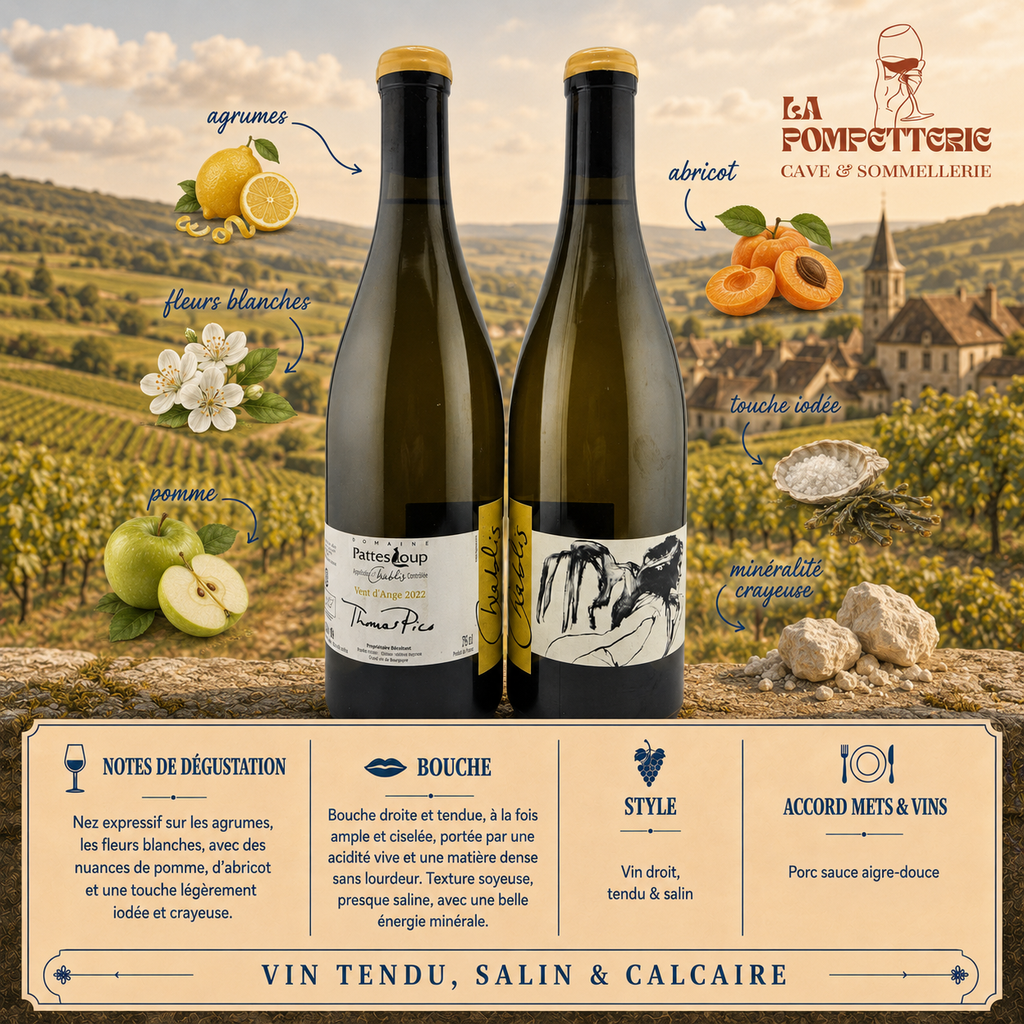 Chablis "Vent d'Ange" Domaine Pattes Loup 2022