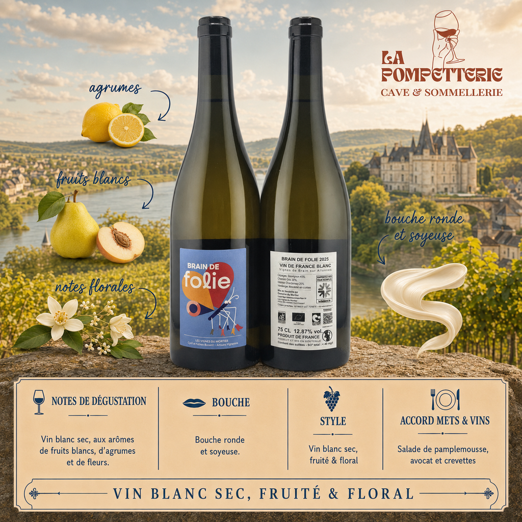 VDF "Brain de Folie, Sauvignon" Les Vignes du Mortier 2025