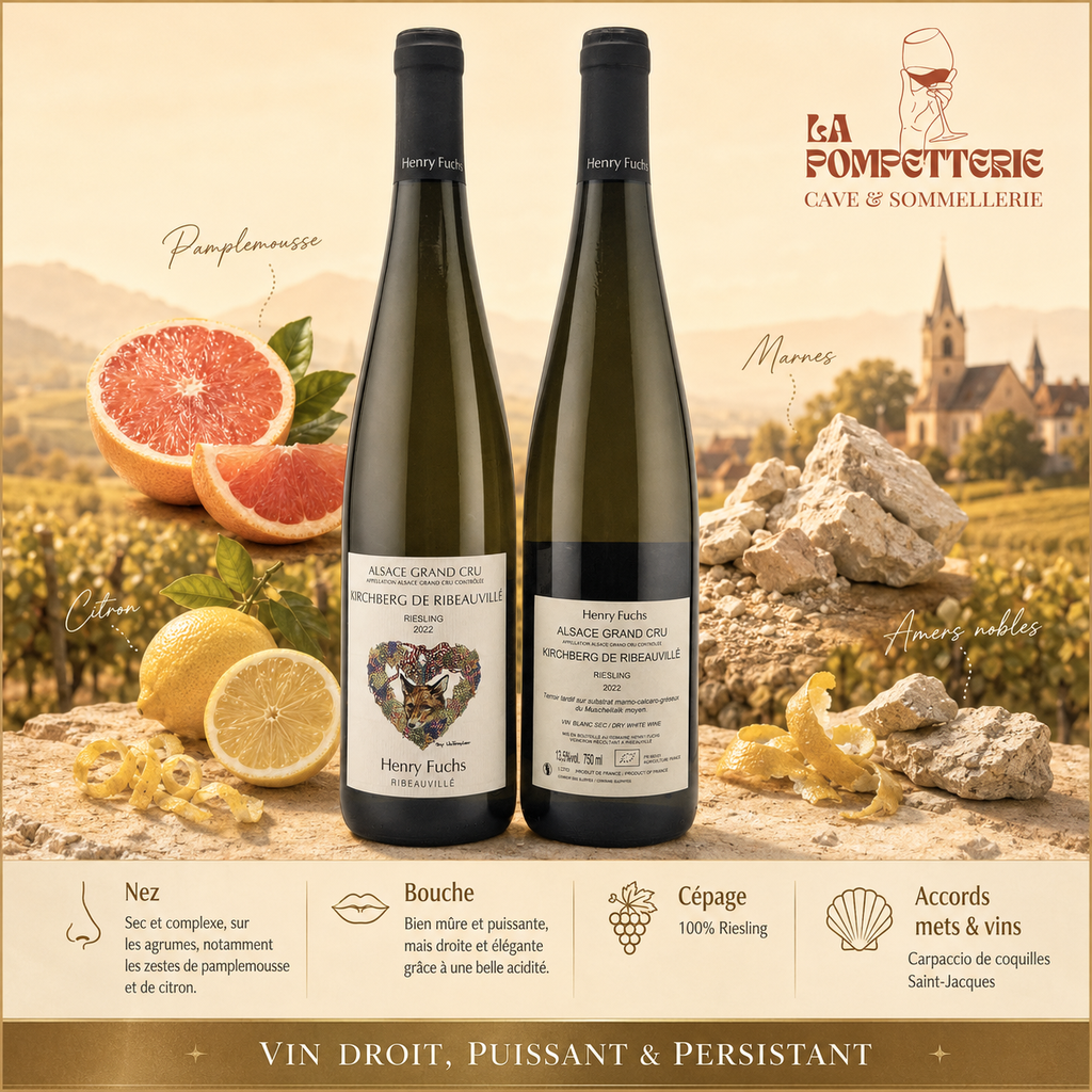[1001] Alsace Grand Cru "Kirchberg Riesling" Henry Fuchs 2022