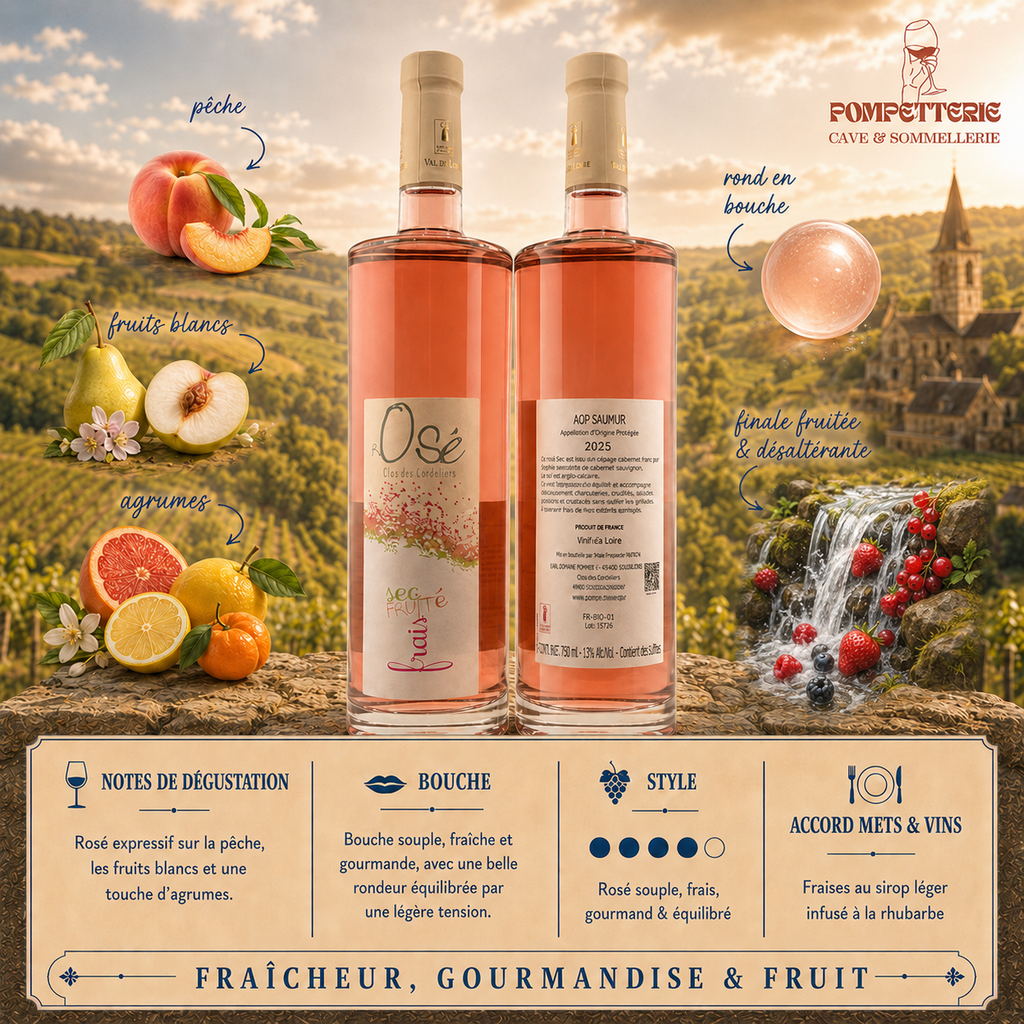[5021] Saumur Rosé "Osé Rosé" Clos des Cordeliers 2025