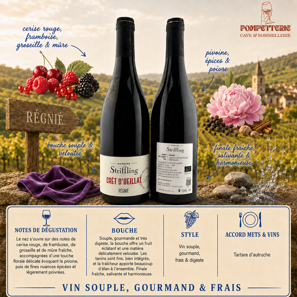 Régnié "Crêt d'Oeillat" Domaine Striffling 2022