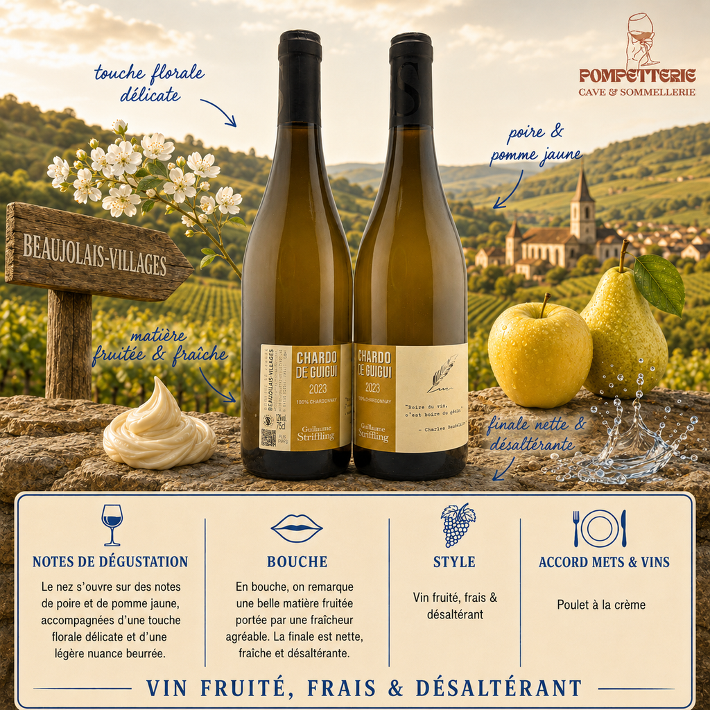 Beaujolais Village Blanc "Chardo de Guigui" Domaine Striffling 2023