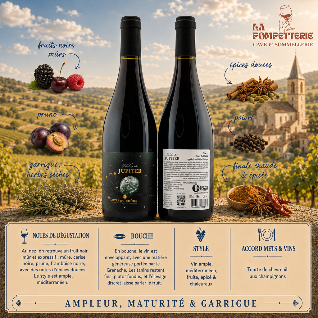 Côtes du Rhône "Rouge" Halos de Jupiter 2023