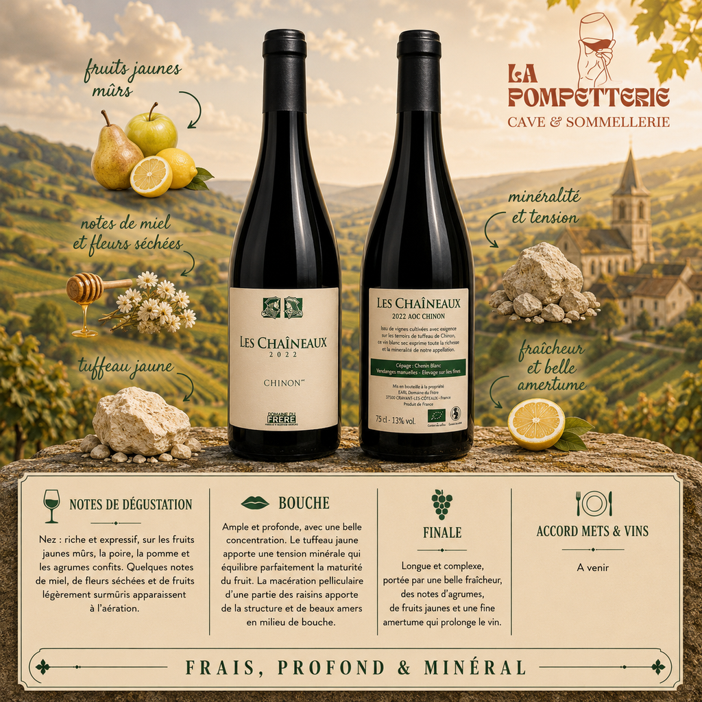 Chinon blanc "Les Chaineaux" Domaine du Frère 2022