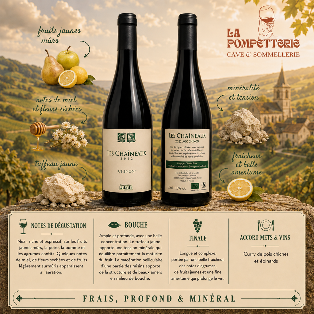 Chinon blanc "Les Chaineaux" Domaine du Frère 2022