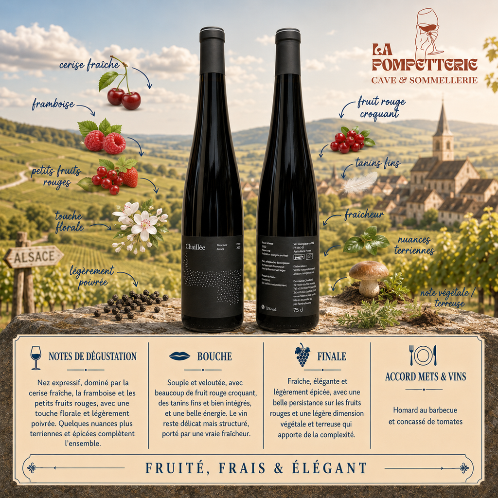 Alsace "Pinot Noir Libre" Domaine Achillée 2023