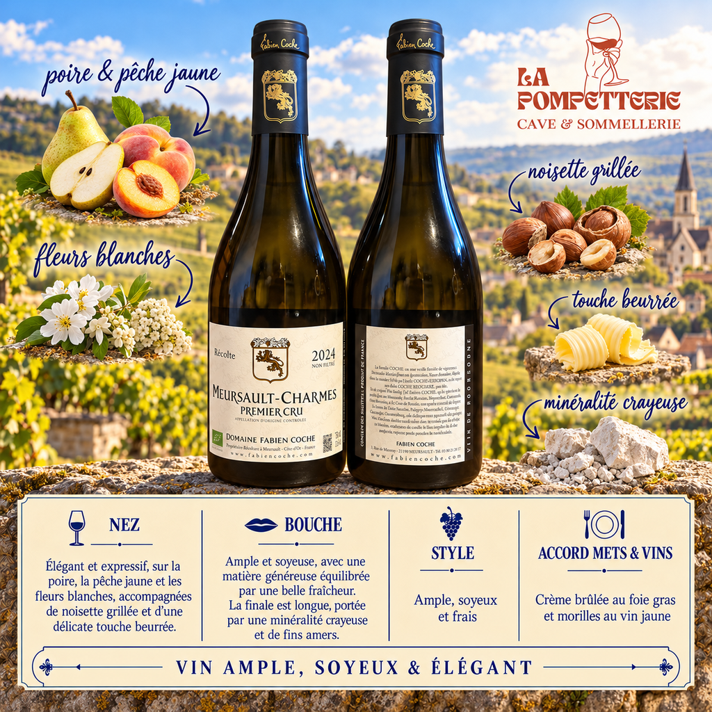 [4042] Meursault "1e cru Les Charmes" Fabien Coche 2024